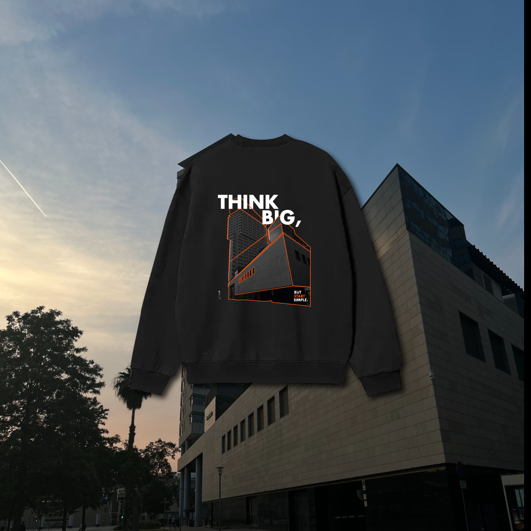 Sudadera cuello redondo