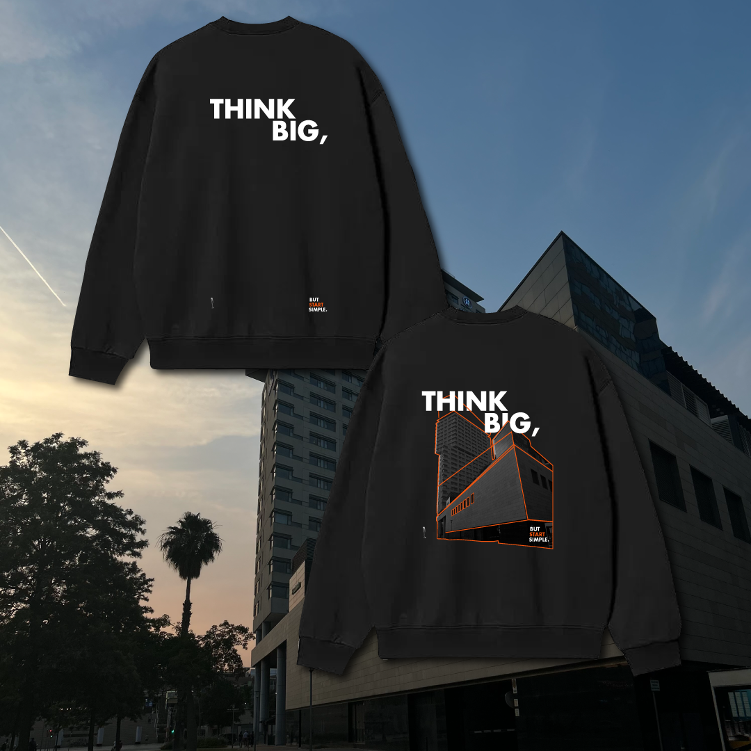 Sudadera cuello redondo